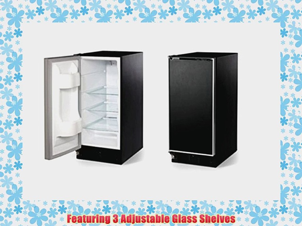 Scotsman SCR331BA 30 Cu Ft Black Undercounter Compact Refrigerator