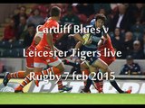 Cardiff Blues vs Leicester Tigers live