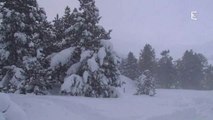 Raquettes et igloo dans les Pyrénées (Lac des Bouillouses)