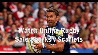 2015 Sale Sharks vs Scarlets live rugby match