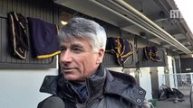 Pierre Levesque, driver du 11, Tagada Tagada, lors du Prix des Vosges, dimanche 8 février à Vincennes