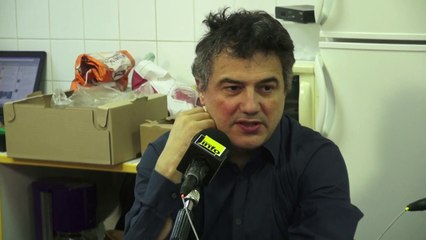 Patrick Pelloux et le maire de Dammartin-en-Goële, Michel Dutruge