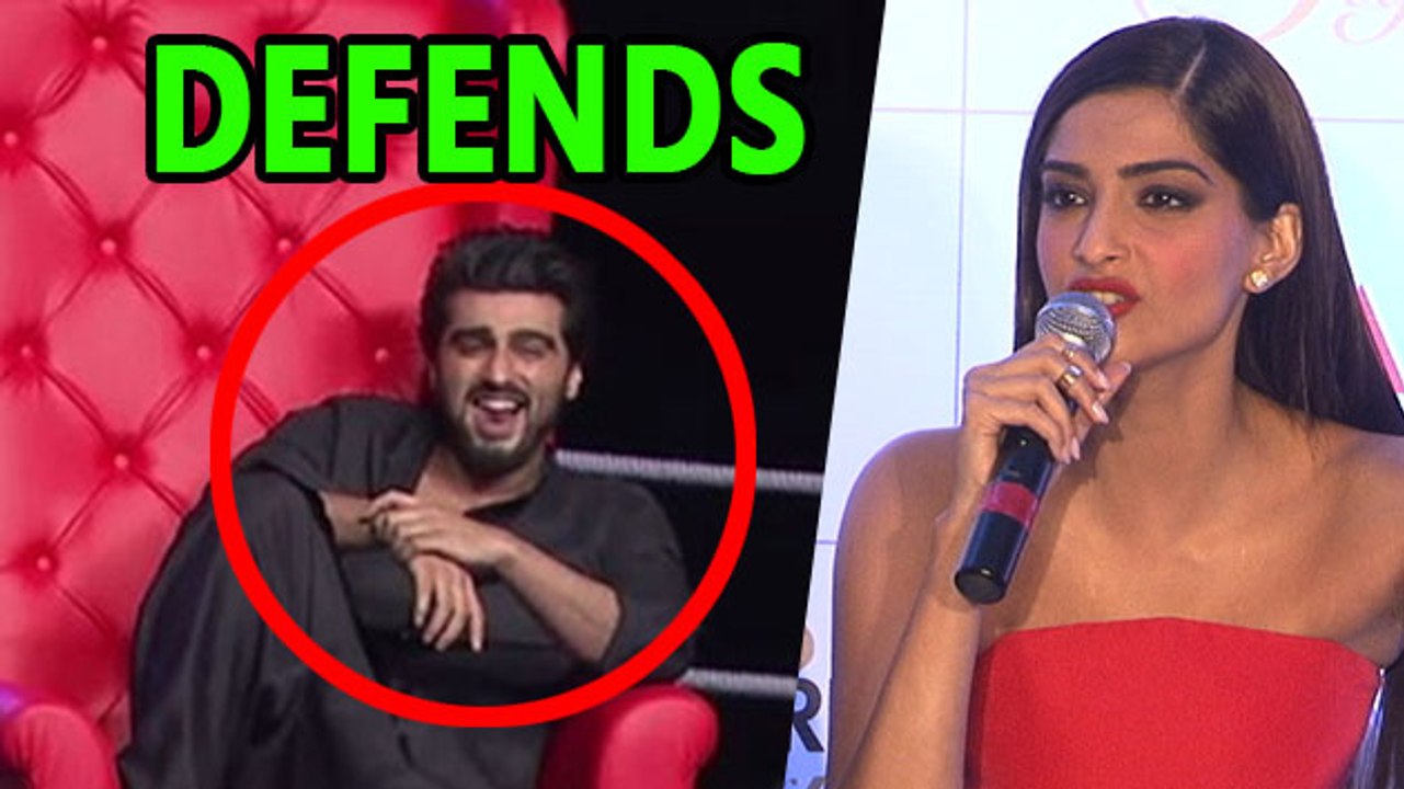 AIB Knockout: Sonam Kapoor DEFENDS Arjun Kapoor