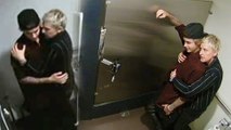 Ellen DeGeneres & Justin Bieber's Bathroom Prank