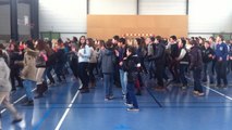 Flash mob des élèves du collège Saint-François de Sales