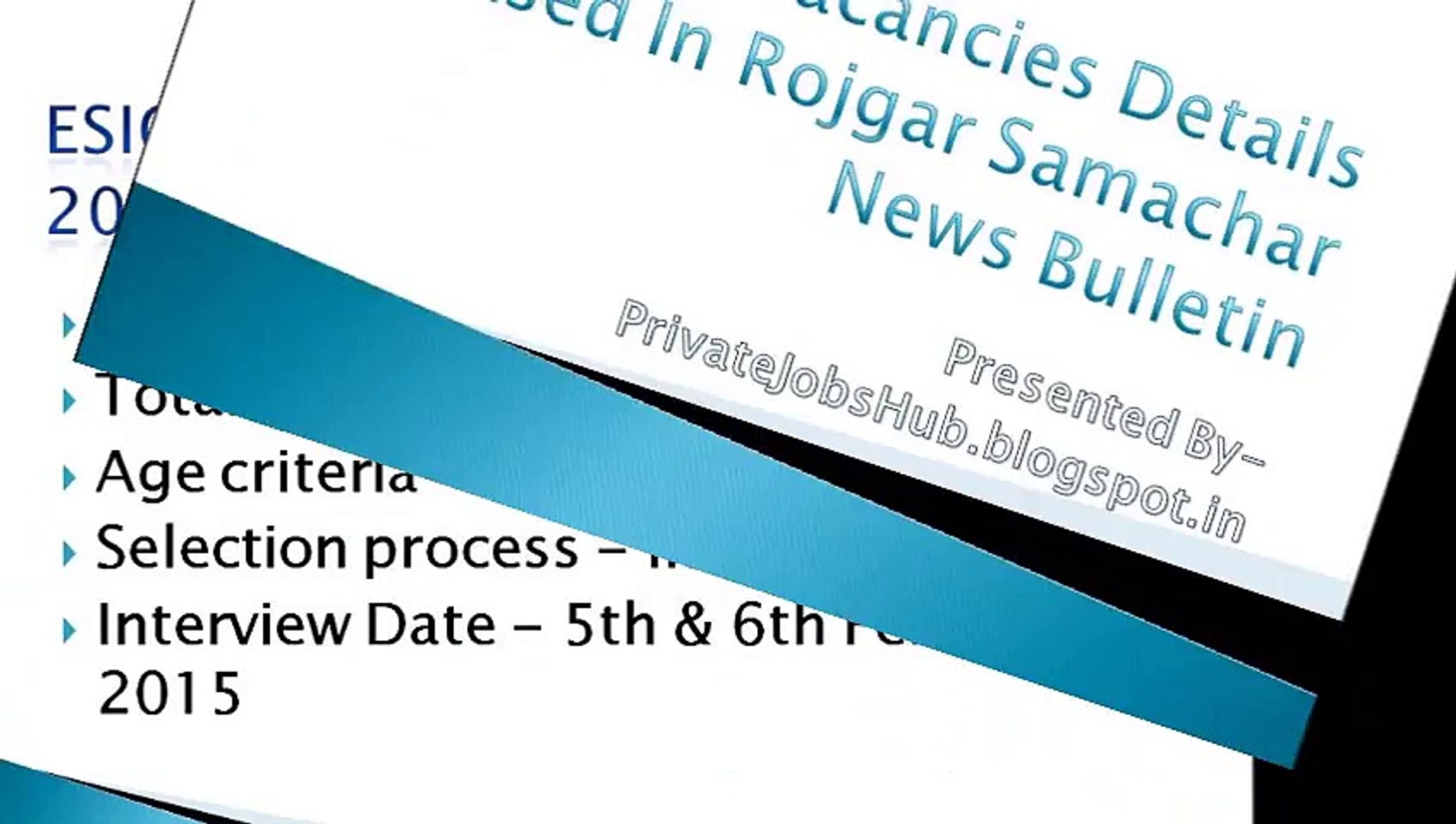 30K+ Jobs Vacancies Details Released In Rojgar Samachar News Bulletin