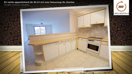 En vente appartement de 90.53 m2 avec beaucoup de charme.