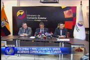 Colombia y Perú llegaron a varios acuerdos comerciales con Ecuador