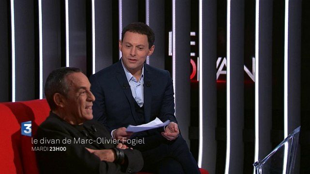 Thierry Ardisson dans le divan de Marc-Olivier Fogiel le 10/02/2015 sur France 3