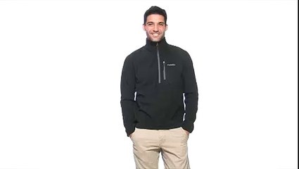 Columbia Fast Trek™ II Half Zip Fleece Black - Trendzmania.com Free Shipping BOTH Ways
