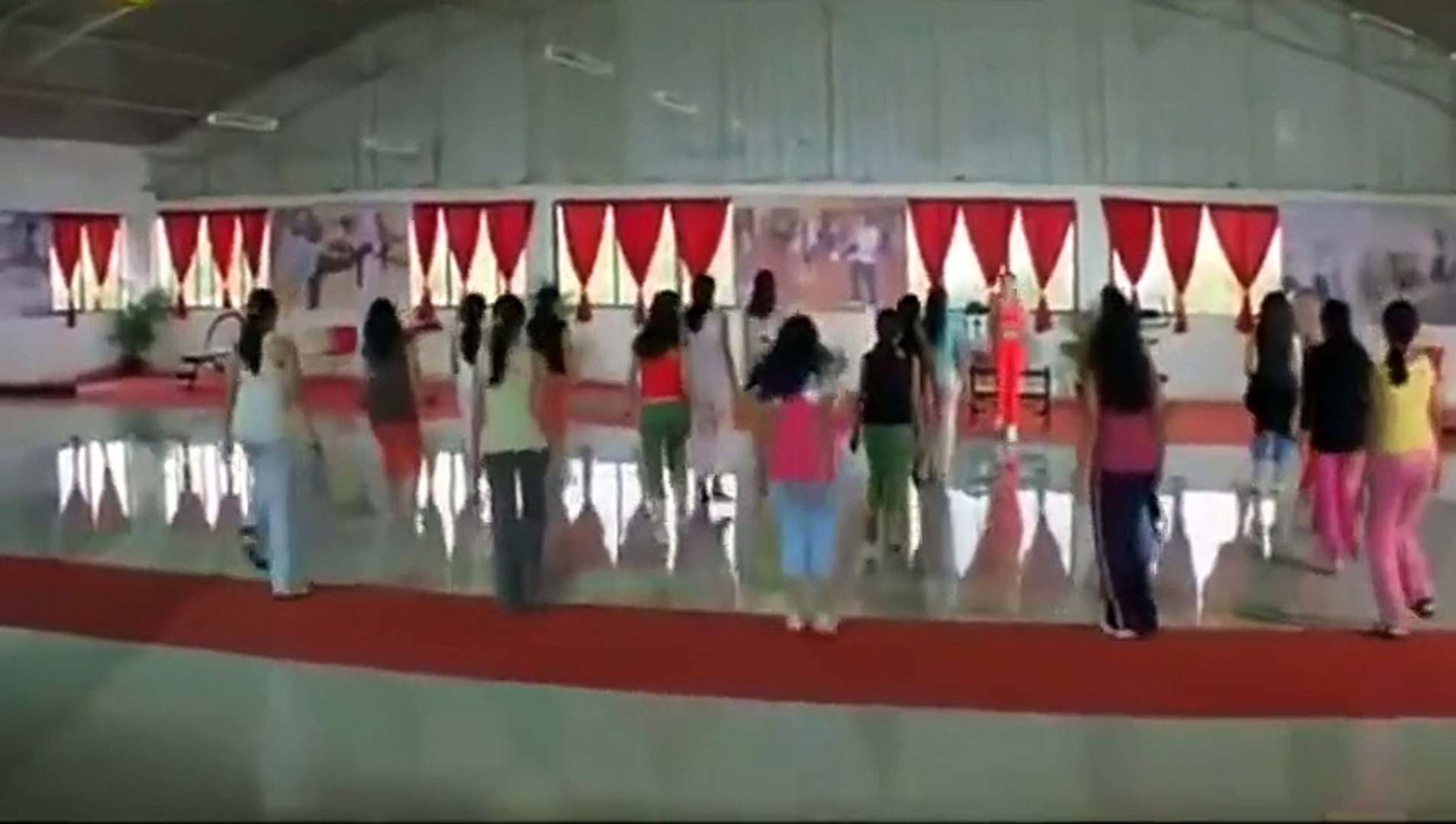Praneetha Hot Exercise Scene From South Indian Movie Pokri