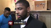 Postgame- Kyrie Irving - Clippers vs Cavaliers - February 5, 2015 - NBA Season 2014-15