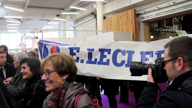 L'inauguration de la Foire de Moulins perturbée par des salariés de E.Leclerc