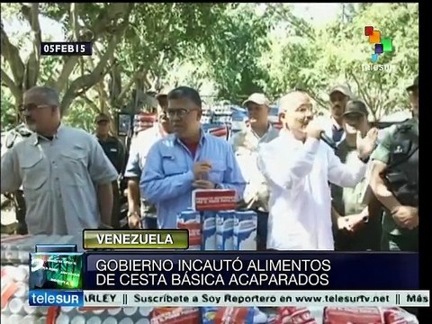Venezuela: alimentos confiscados serán vendidos en zonas populares