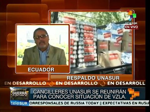 Cancilleres de UNASUR se reunirán para conocer situación de Venezuela