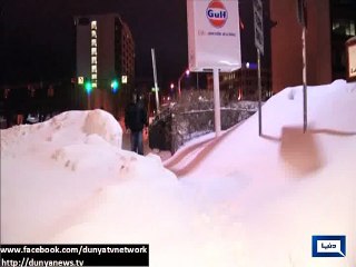 Dunya News - Dense snow fall in America