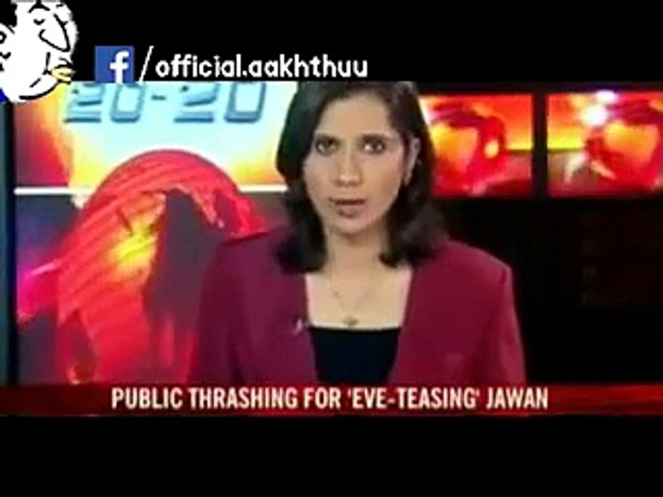 Indian Army Officer Beaten By Girl For Harassing and  Her and  - Video Dailymotion