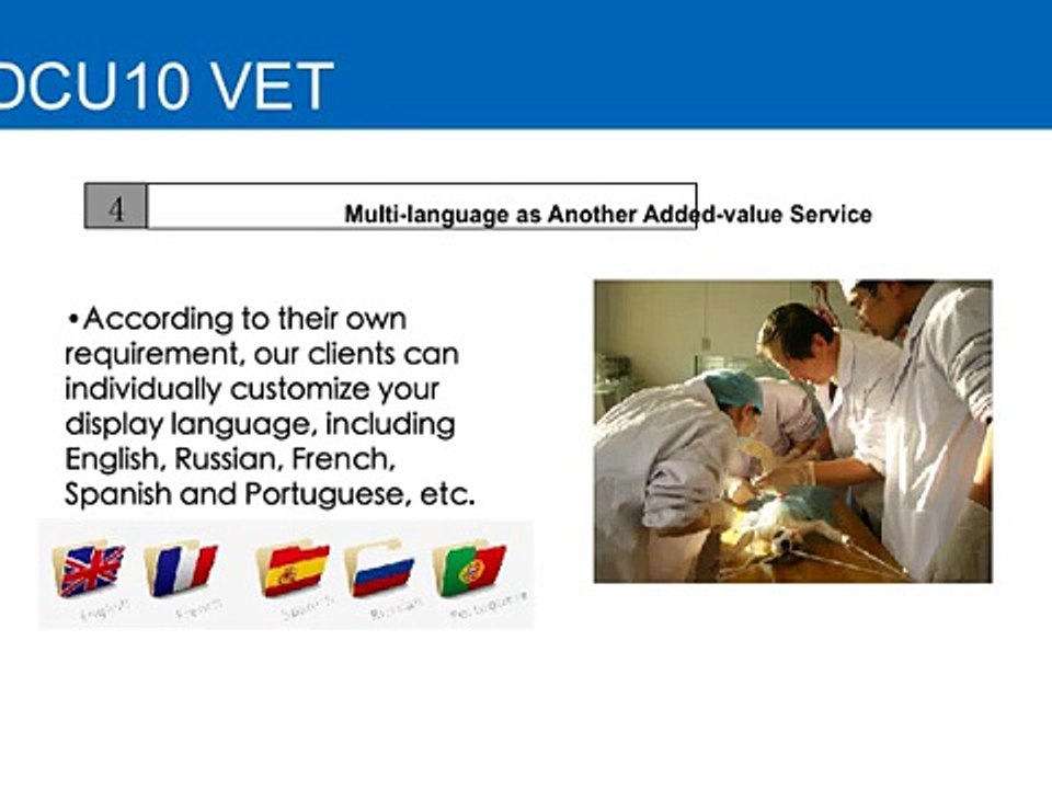 DCU10 Vet color doppler ultrasound machine just for veterinarians