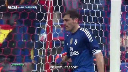 Saul Niguez Goal against Real Madrid - 07.02.2015