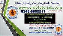 Html Css Html5 Css3 Urdu Tutorials Lesson 166 Completing layout for media queries