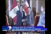 Morales Fallón negó haber prestado avión a presidenta Laura Chinchilla