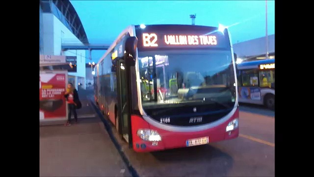 [Sound] Bus Mercedes-Benz Citaro G C2 €6 BHNS TGB n°2166 de la RTM - Marseille sur la ligne B2