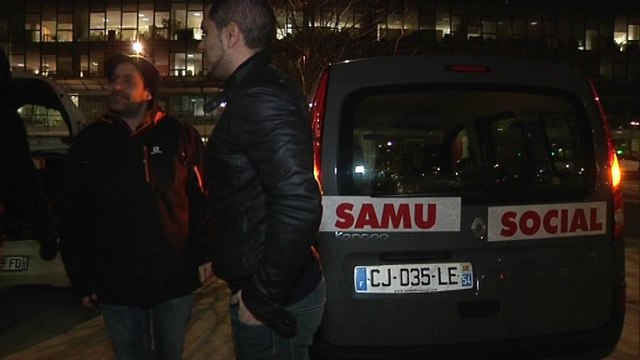 Grand froid: les maraudes se multiplient auprès des SDF