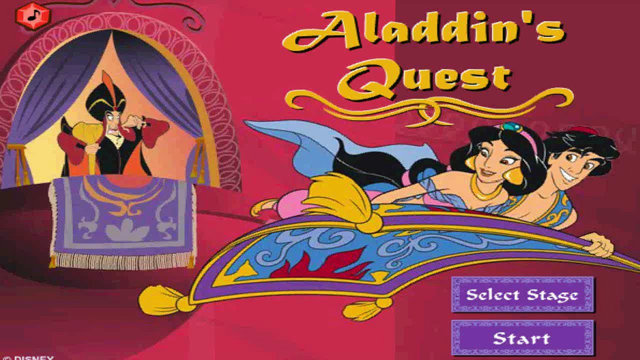 Jasmine Aladdin's Quest - Kids Game Movie - Disney Princess