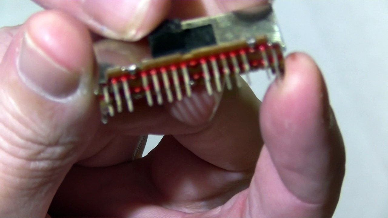 How does a Slide Switch work 4P4T 4 Position 4 Throw, (Way) Horizontal Slide Switch