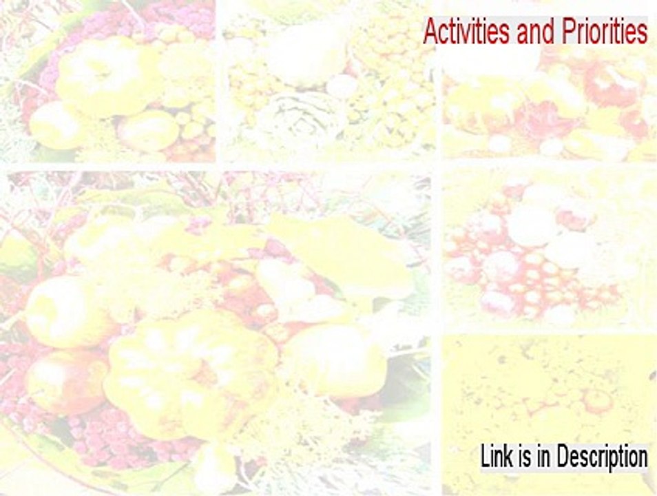 Activities and Priorities Crack (Download Here 2015)