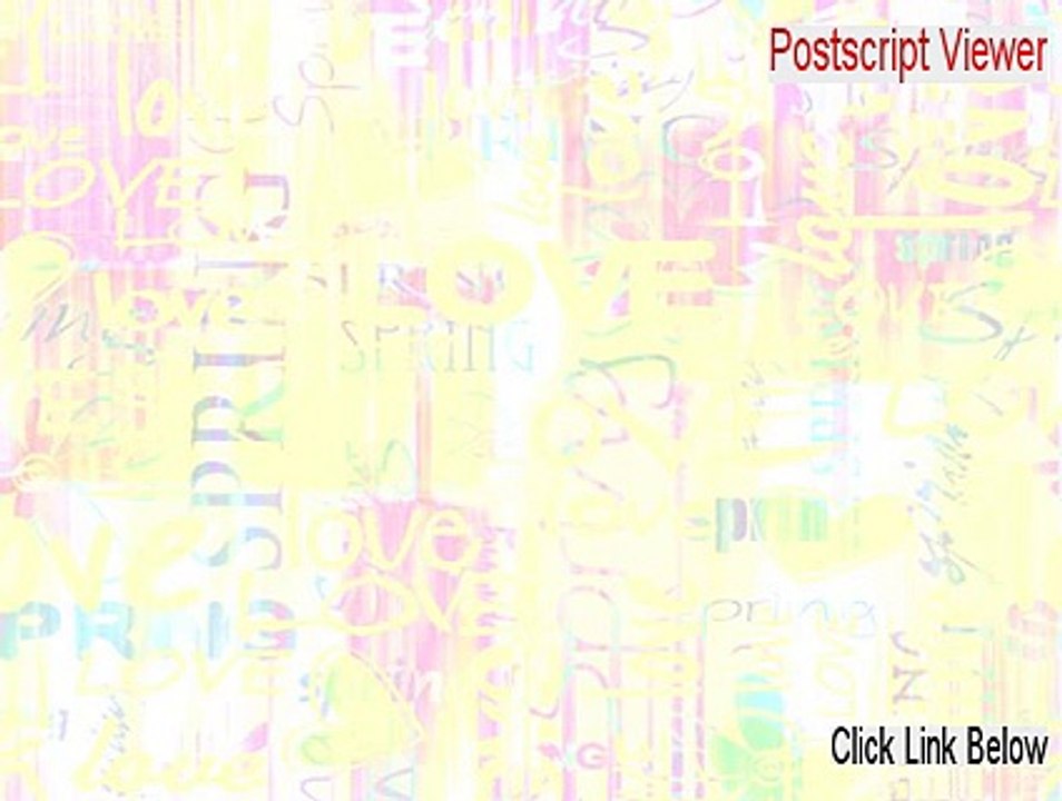 Postscript Viewer Download (postscript viewer online)