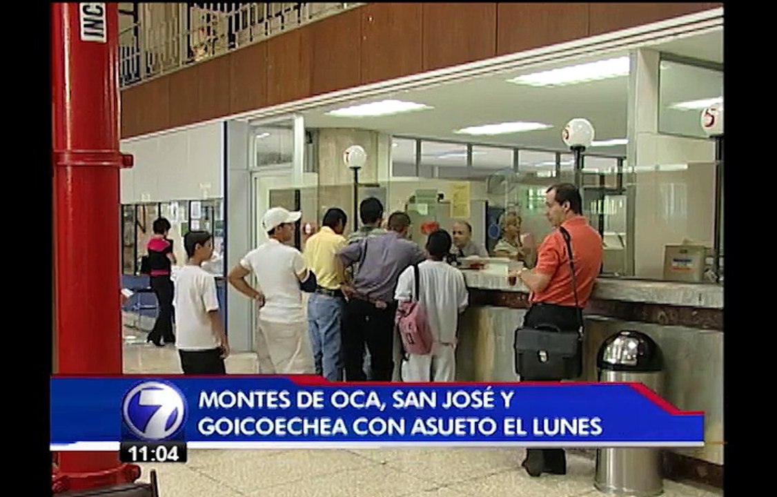 ¿Cuáles cantones tendrán asueto este 3 de junio?