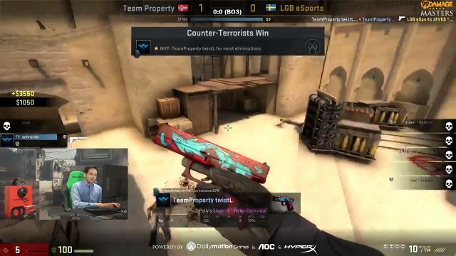 LGB eSports vs. Property | Gruppe B, 99DAMAGE Masters | (de_mirage) Map 1