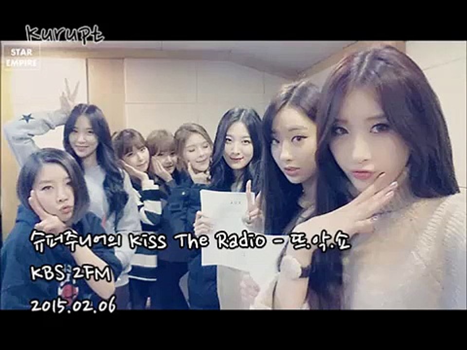 슈퍼주니어의 Kiss The Radio 150206 (Nine Muses)