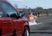 Burnouts and Drifting on Show at Philadelphia Car Show