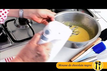 CÓMO HACER MOUSSE DE CHOCOLATE NEGRO