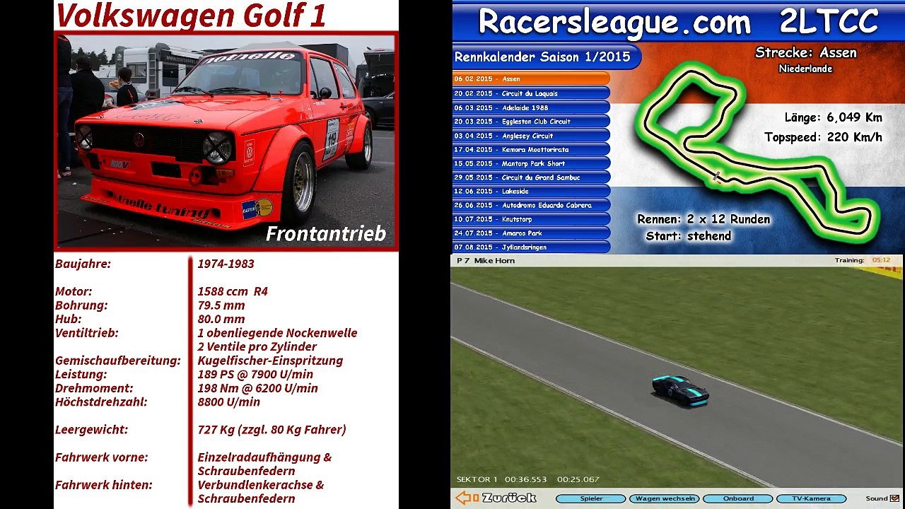 racersleague 2LTCC R01 Assen