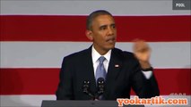 Barack Obama'nın sözünü kesen vatandaşa verdiği cevap.