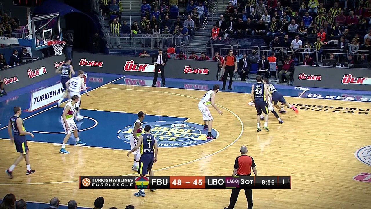 Play of the Night: Emir Preldzic and Jan Vesely, Fenerbahce Ulker Istanbul