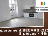 A louer - Appartement - BEGARD (22140) - 3 pièces - 46m²