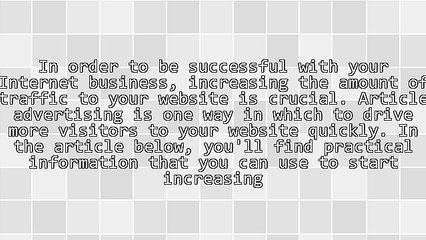 You Can Do Article Submission By Following These Tips