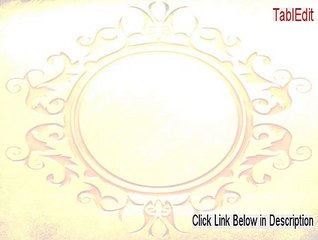TablEdit Serial - Risk Free Download (2015)
