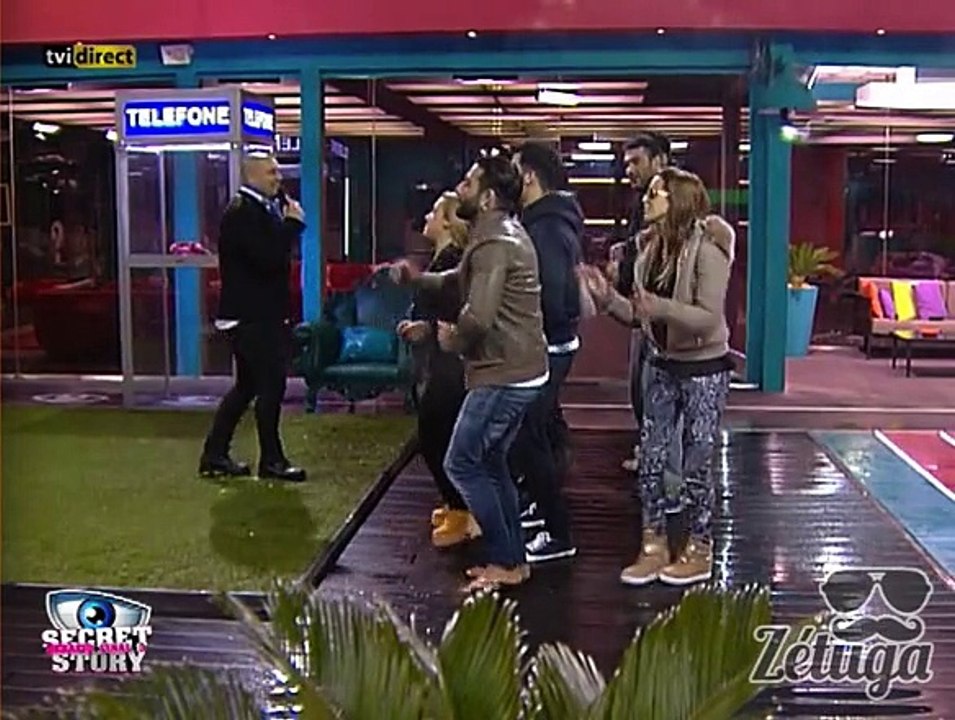 Melão canta "hoje estou de volta", "fazer amor contigo" e "coração de melão" na Casa dos Segredos