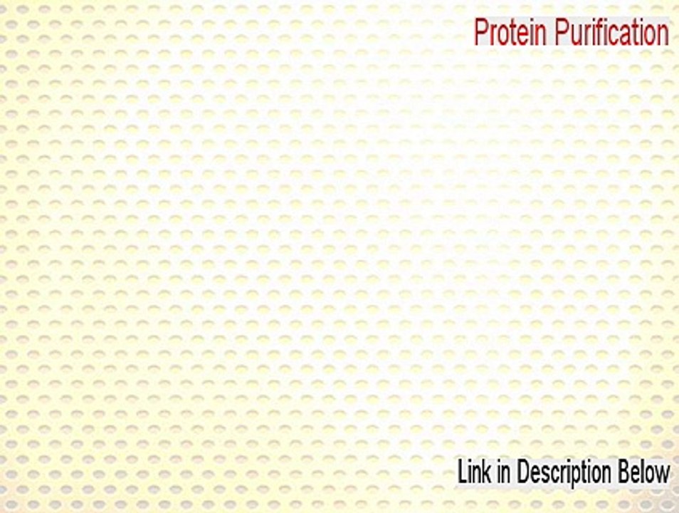 Protein Purification (32 bit) Free Download - D...