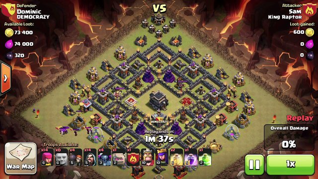 Gowipe with Jump. Maxed Th9