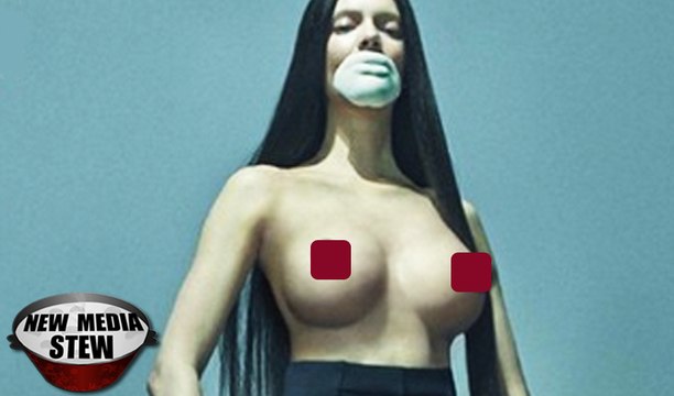 KENDALL JENNER TOPLESS & BARES BUTT After Sister KIM KARDASHIAN For 'Love' Magazine