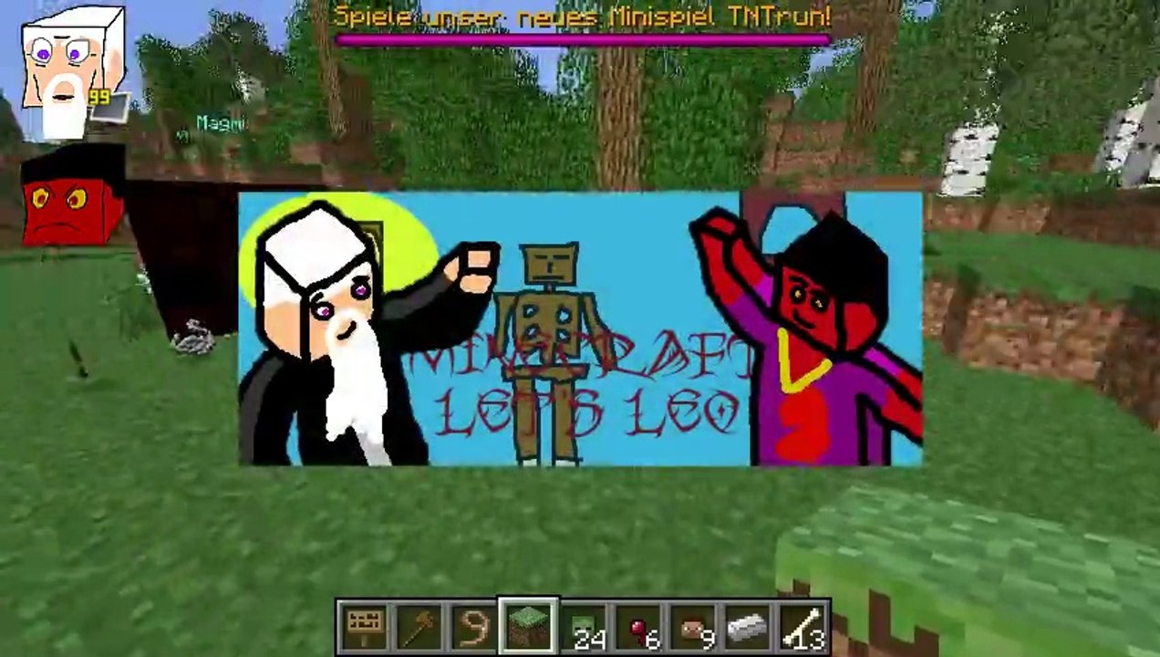 Minecraft Let's Leo 14: Trampolin XXL & Bobo
