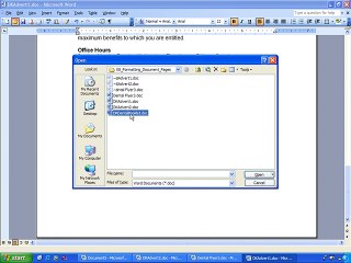 Ms Word 2003 Training- TOC_Indexes (Part 36)