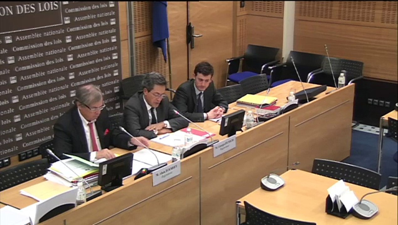 Mme Céline Parisot, secrétaire générale de l’Union syndicale des magistrats, et M. Olivier Janson, secrétaire national  - Jeudi 5 Février 2015