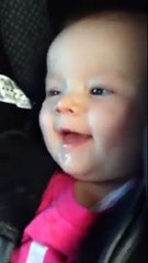 cute baby having fun lolz